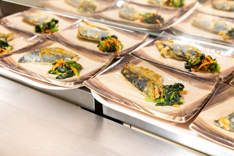 魚料理の提供